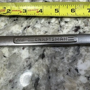 Vintage Craftsman USA 5/8" Combination Wrench -VɅ- Series 44697 SAE 12 Point - Picture 1 of 6