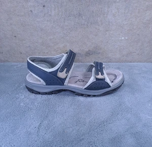 Fly Dynamic trekking sandal unisex in leather comfort sole Velcro Sz 36 Grey - Imagen 1 de 14