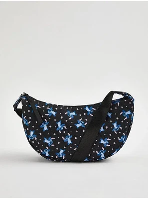 Disney Lilo & Stitch Black Cross Body Sling Bag by George - Image 1 of 4