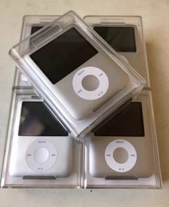New Apple iPod Nano 3rd Generation 4GB 8GB Sliver New Battery MP3 Player - Picture 1 of 14