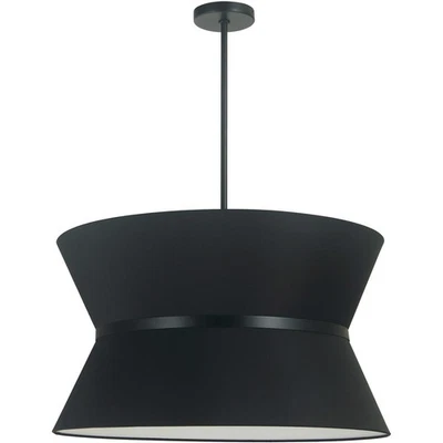 Lámpara de araña Dainolite Lighting CTN-244C-MB-797 Caterine negra mate Foto 1 de 4