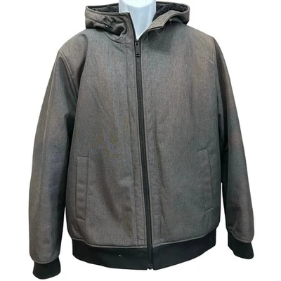 Dockers Sherpa Lined Full Zip Hoodie Jacket Men’s Size Large Gray - Image 1 of 4