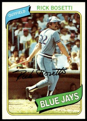 1980 Topps Rick Bosetti #277 Toronto Blue Jays - Image 1 of 2