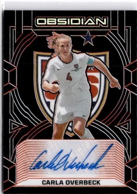 Carla Overbeck 2024-25 Panini Obsidian Clase de 1999 Automático Naranja USWNT #016/149 Foto 1 de 2