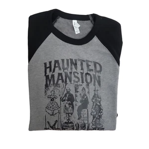 Haunted Mansion Two-Tone Crewneck Sweater Gray Size 2XL Disneyland Halloween - Picture 1 of 8