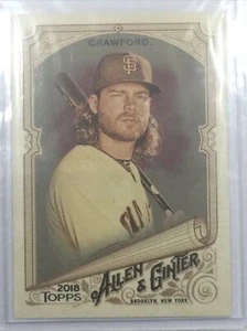 Brandon Crawford 2018 Topps Allen Ginter #215 San Francisco Giants Baseball Card - Picture 1 of 12