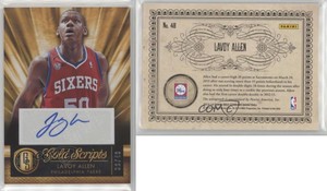 2013-14 Panini Gold Standard Gold Scripts /49 Lavoy Allen #48 Auto