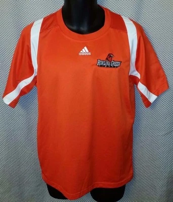 Camiseta deportiva Adidas ClimaCool naranja banda A de los halcones verdes boliche - pequeña para hombre Foto 1 de 4