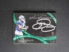 2014 Topps Five Star Odell Beckham Jr. RC Silver Signatures AUTO Autograph 11/15