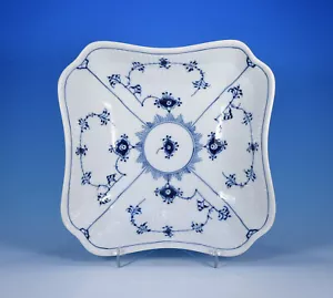 Royal Copenhagen "Musselmalet gerippt" Schale 21 x 21 cm. 26 1.Wahl - Bild 1 von 3