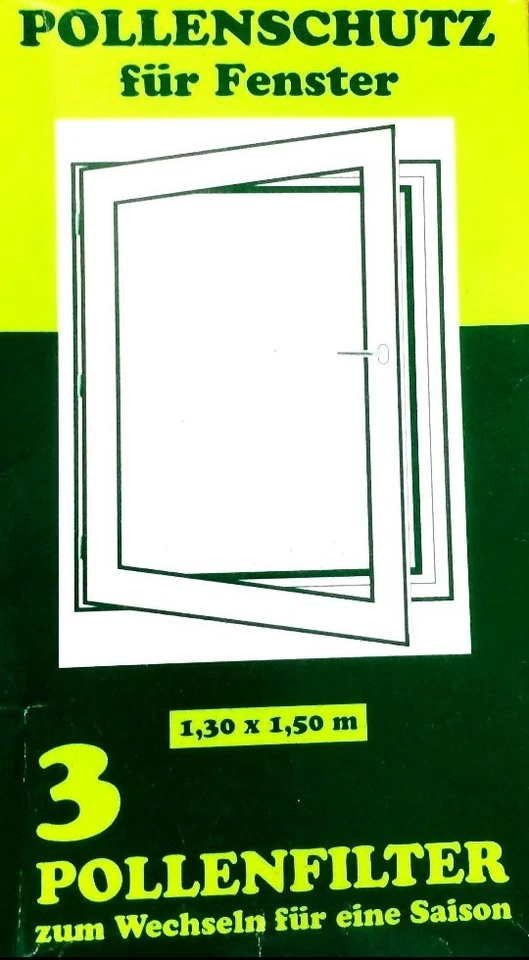 Pollen Pollenschutz für Fenster weiß  1,30m x 1,50m Pollenfilter - Bild 1 von 1