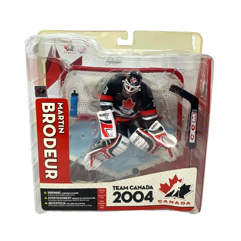 Mcfarlane NHL Martin Brodeur Team Canada 2004 Black Jersey Figurine Cover