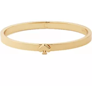 NWT Kate Spade Everyday Spade Thin Metal Bangle O0RU3143 Gold - Picture 1 of 3