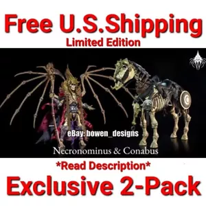 Limitierte Auflage EXCLUSIVE Deluxe 2er-Pack Necronominus Conabus Pferd Pferd Figur Set - Bild 1 von 3