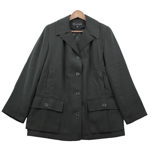 GALLERY Women's Utility Coat, Size XS Removable Insulated Liner Solid Black - Picture 1 of 9
