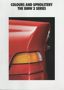 BMW 3 Series E 36 Colour Chart 1991 - Picture 1 of 1