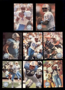 1991 Platinum Houston Oilers Set WARREN MOON MIKE MUNCHAK BRUCE MATTHEWS D HILL - Picture 1 of 1
