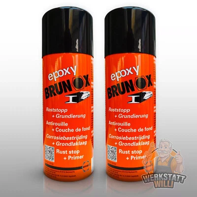 2x 400ml BRUNOX EPOXY SPRAY | ROSTUMWANDLER ROSTANIERER ROSTSCHUTZ ROSTSTOPP - Bild 1 von 4