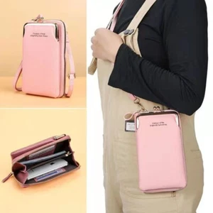 Women Leather Cell Phone Purse Crossbody Handbag Wallet Case Small Shoulder Bag - Picture 1 of 31