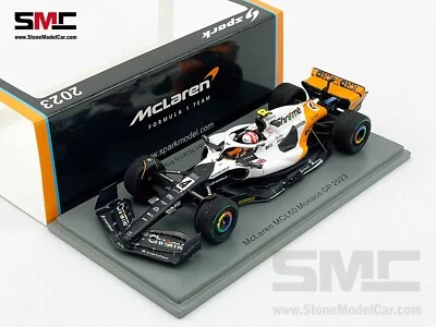 McLaren F1 MCL60 #4 Lando Norris Monaco GP 2023 Triple Crown Livery Spark 1:43 - Image 1 of 4