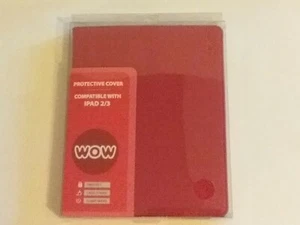 Wow Technologies Protective iPad 2/3 Cover Case P-029 Red NEW Open Box - Picture 1 of 8
