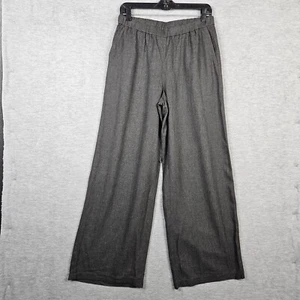 Pure Jill Women’s Gray Elasticated-waist Wide leg Trousers Size S - Picture 1 of 10