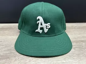 Vintage Oakland Atheltics Cooperstown Classics Wool Retro MLB Hat Cap Size 7 - Picture 1 of 14