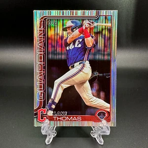 2025 Topps Series 1 Lane Thomas Meijer Tinsel Foil #3 Guardians - Picture 1 of 2