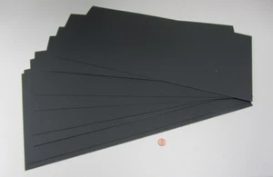 Kydex T Sheet Black Watch, P3 Texture, .028" Thick x 12" W x 24" L, 8 Unit - Picture 1 of 12