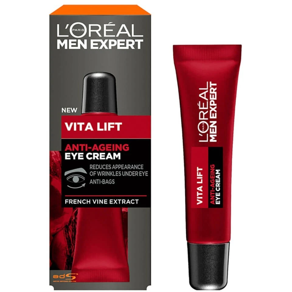 L'Oreal Men Expert Vita Lift Anti Ageing Eye Cream 15ml - Image 1 of 1