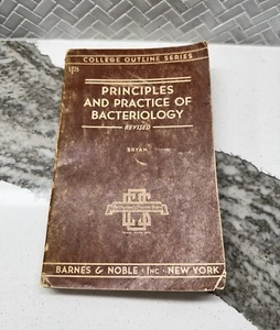 Principles and Practice of Bacteriology Revised 3rd Edition Bryan Paperback 1948 - Picture 1 of 5
