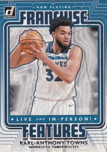 20-21 DONRUSS FRANCHISE FEATURES - KARL-ANTHONY TOWNS #18 MINNESOTA TIMBERWOLVES - Picture 1 of 1