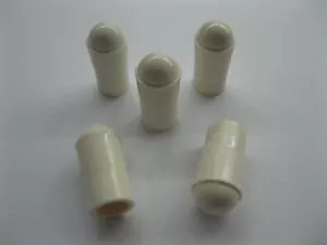 5 White Premium Rubber Pinball Machine Ball Plunger Shooter Tips FREE SHIPPING - Picture 1 of 1