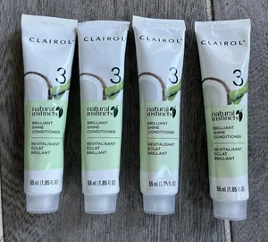 Natural Instincts Brilliant Shine Conditioner Clairol 1.85 oz Each - Lot of 4 - Picture 1 of 10