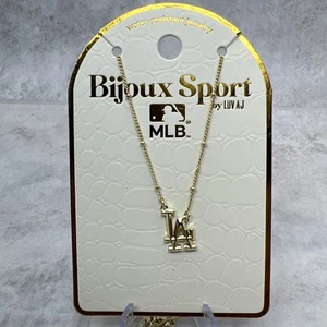 Los Angeles Dodgers Bijoux Sport by Luv AJ MLB LA Logo Pendant Necklace - New - Picture 1 of 4