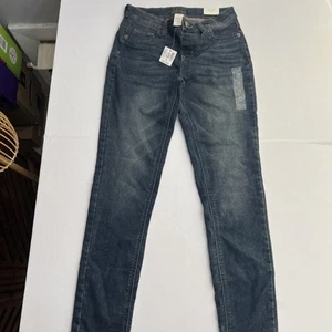Justice Jeans 14 Slim Mid Rise Jegging Denim - Picture 1 of 16