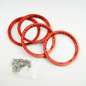 Alloy Beadlocks for HPI Rovan Baja 5b 5T Wheel Outside 4pcs - Picture 1 of 6
