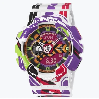 Casio G-SHOCK Evangelion GA-110EVA30-7AJR 110 30th Anniversary Limited 2025 - Image 1 of 4