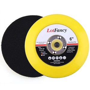 6 Inch Hook and Loop Backing Plates, Pack of 2- DA Air Random Orbital Sander/... - Picture 1 of 7
