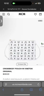MCM CROSSBODY POUCH IN VISETOSORIGINAL - Image 1 of 4
