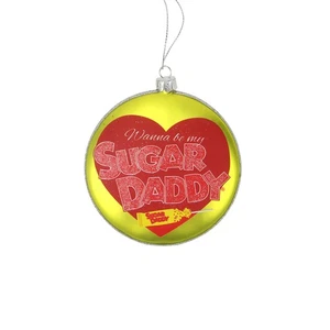 Northlight 4" Cy LaneSugar Daddy Leche Caramelo Piruleta Disco de Navidad Adorno - Imagen 1 de 1
