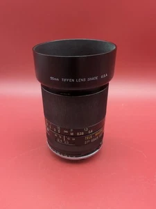 Tamron 52B SP 90mm f/2.5 TELE MACRO BBAR MC 49 Lens w/ Tiffen Lens Shade - Picture 1 of 10