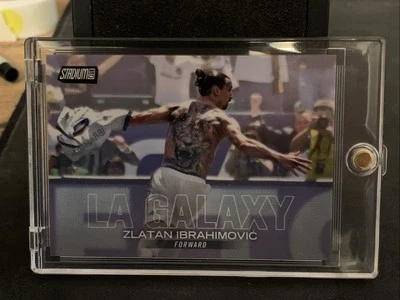 2018 Topps Stadium Club MLS Zlatan Ibrahimovic #96 Back Tattoo SSP LA Galaxy - Image 1 of 4
