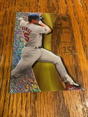 1998 Skybox EX 2001 #11 Mark McGwire MLB St. Louis Cardinals Acetate - Image 1 of 4