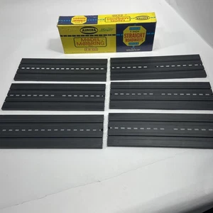 Aurora Model Motoring 9" Straight Roadways  1517 HO Scale Track  6 Pieces In Box - Picture 1 of 8