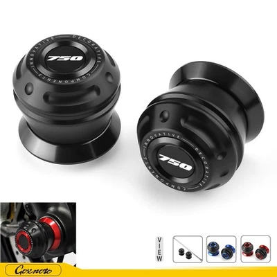 For SUZUKI GSXR750 2006-2024 CNC Front Wheel Axle Fork Slider Guard Protection - Imagem 1 de 4