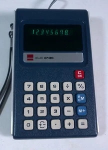 1974 Sharp EL-8106 Elsimate Taschenrechner Japan mit falschem Adapter  - Bild 1 von 11