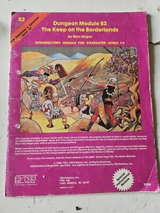 Módulo B2 Basic Dungeons & and Dragons D&D RPG Book The Keep On The Borderland - Imagen 1 de 12