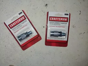 Five (5) Craftsman Pneumatic Quick Disconnect 1/4" Male NPT Thread Couplers - Picture 1 of 2