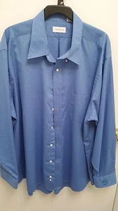 VAN HEUSEN HERREN HEMD BLAU TAILLIERT GRÖSSE 18-18 1/2 XL - Bild 1 von 4